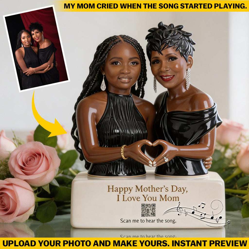 Hear The Song - Personalized Mother Custom Shaped Acrylic Plaque