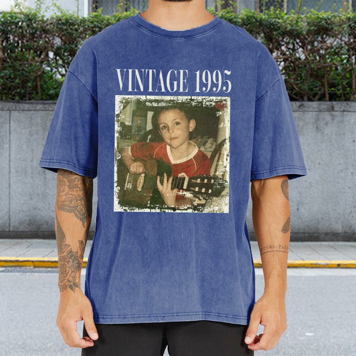 Birthday Gift - Personalized Birthday Washed T-Shirt