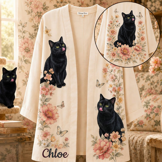 J'adore mon chat - Cardigan personnalisé pour chat