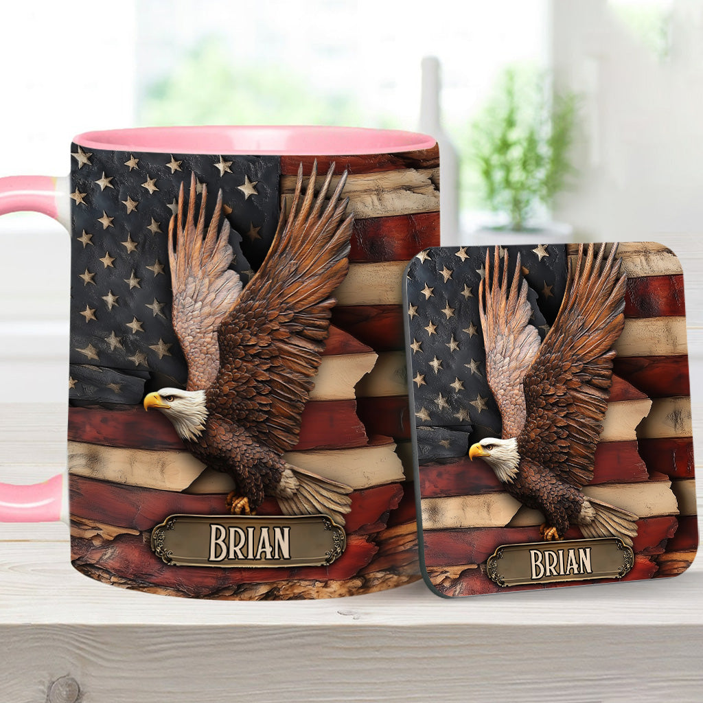 God Bless America - Personalized Independence Day/ 4th of July Accent Mug