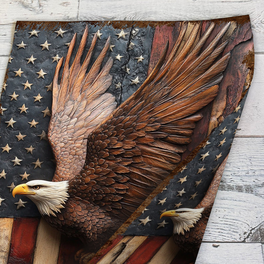 Que Dieu bénisse l'Amérique - Drapeau de jardin personnalisé pour la fête de l'indépendance/le 4 juillet