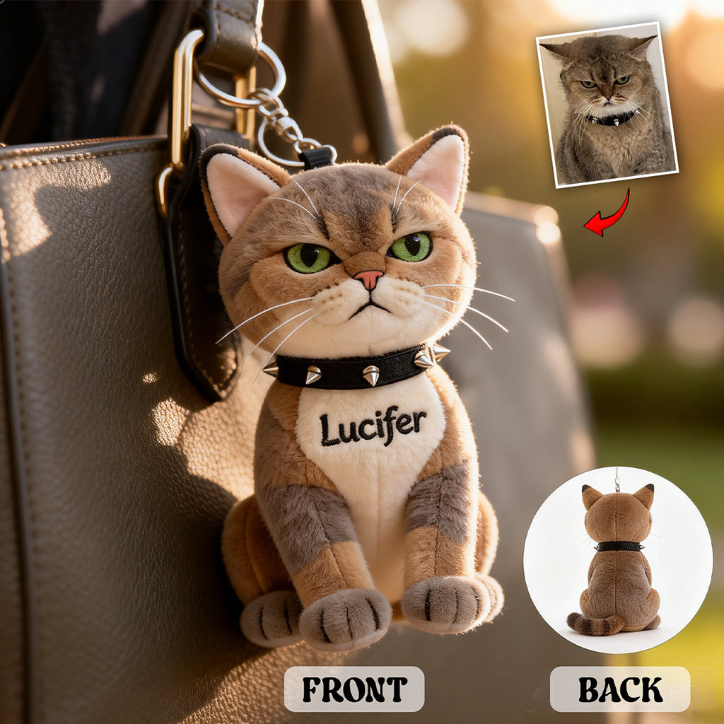 Toujours à Mes Côtés - Porte-Clés Peluche Personnalisé