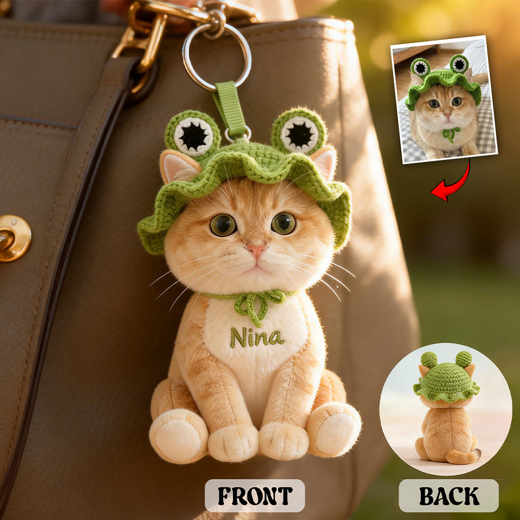 Toujours à Mes Côtés - Porte-Clés Peluche Personnalisé