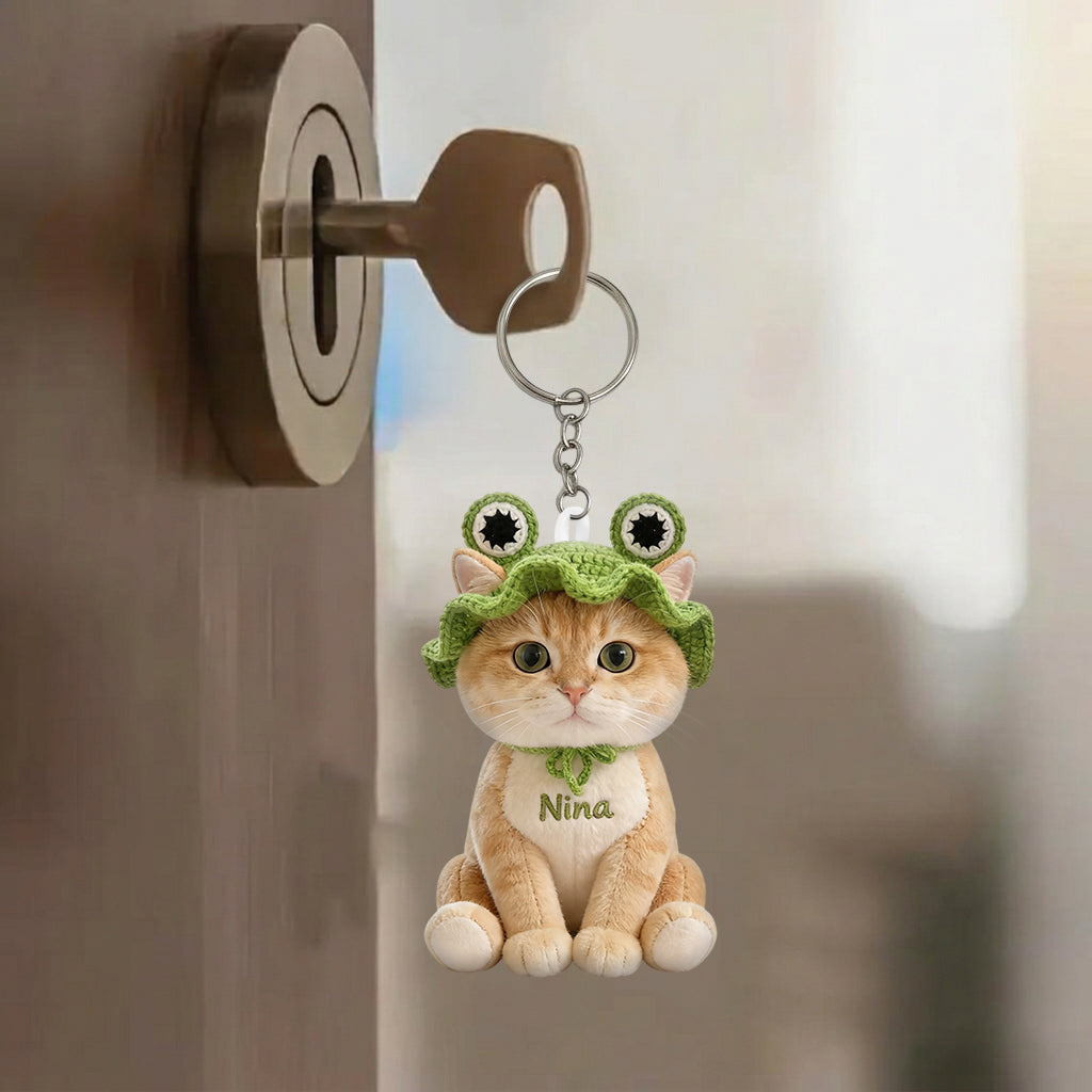 Toujours à Mes Côtés - Porte-Clés Peluche Personnalisé