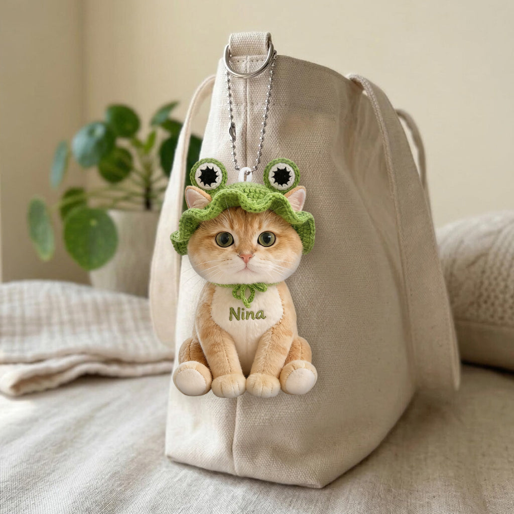 Toujours à Mes Côtés - Porte-Clés Peluche Personnalisé