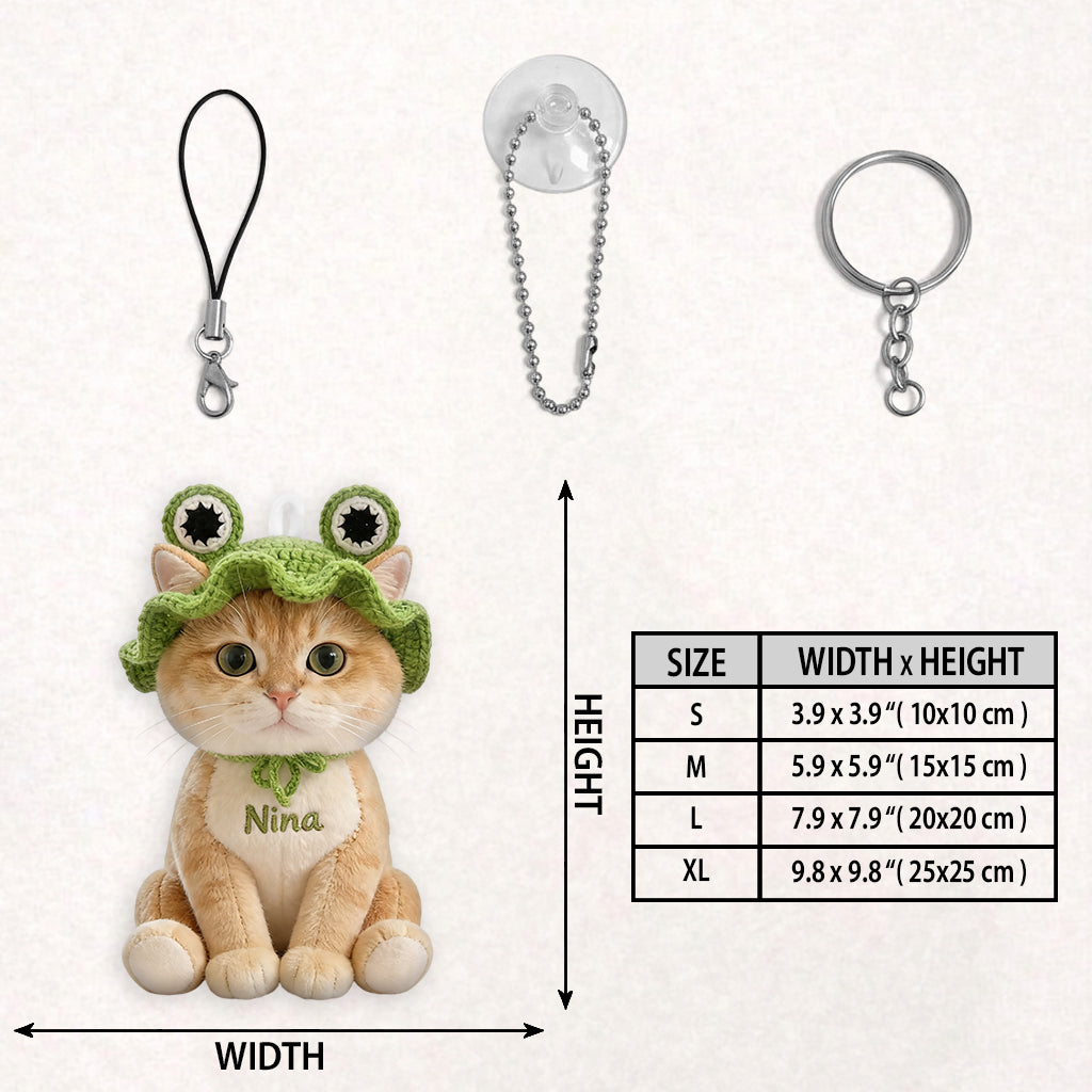 Toujours à Mes Côtés - Porte-Clés Peluche Personnalisé
