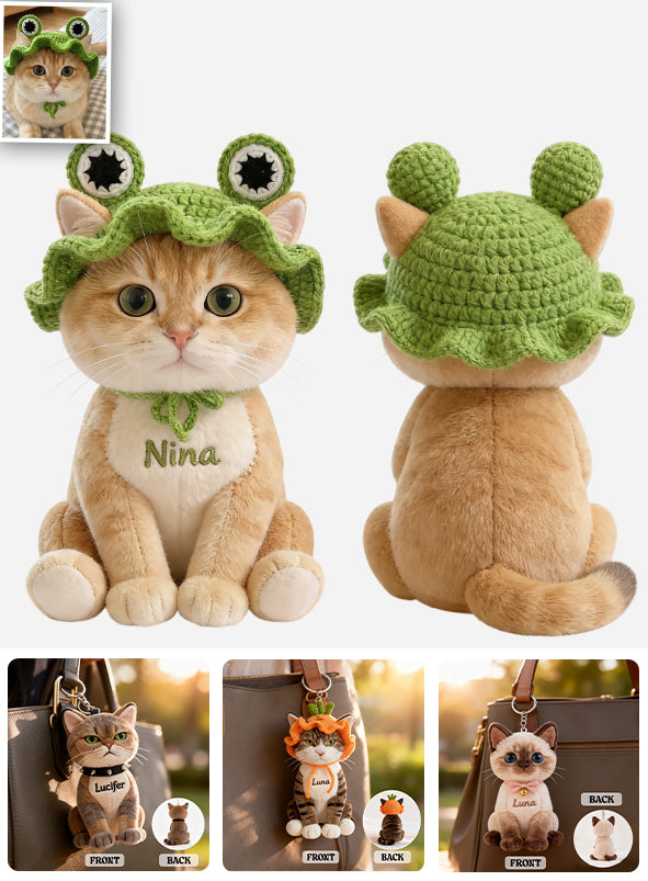 Toujours à Mes Côtés - Porte-Clés Peluche Personnalisé