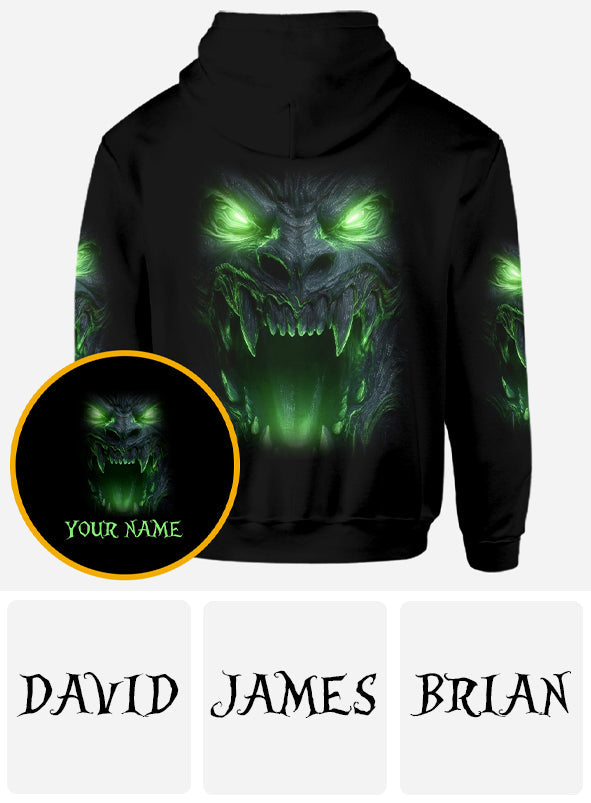 T-shirt personnalisé à motif crâne lumineux - T-shirt à motif crâne intégral