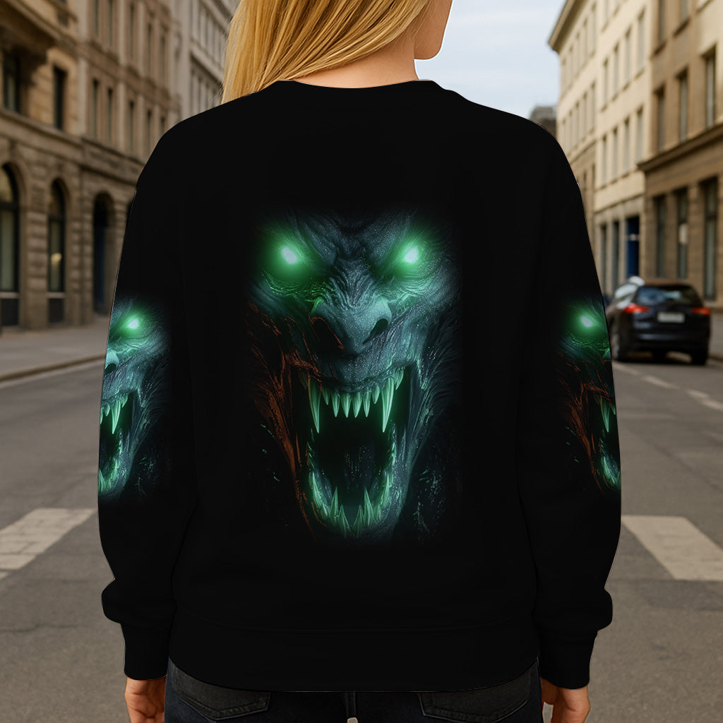 T-shirt personnalisé à motif crâne lumineux - T-shirt à motif crâne intégral