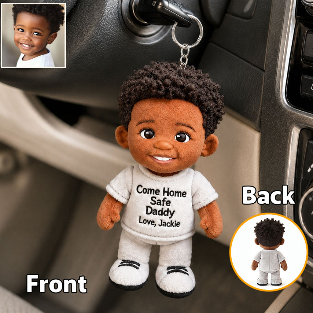 Cadeau parfait pour la fête des pères - Porte-clés en peluche personnalisé