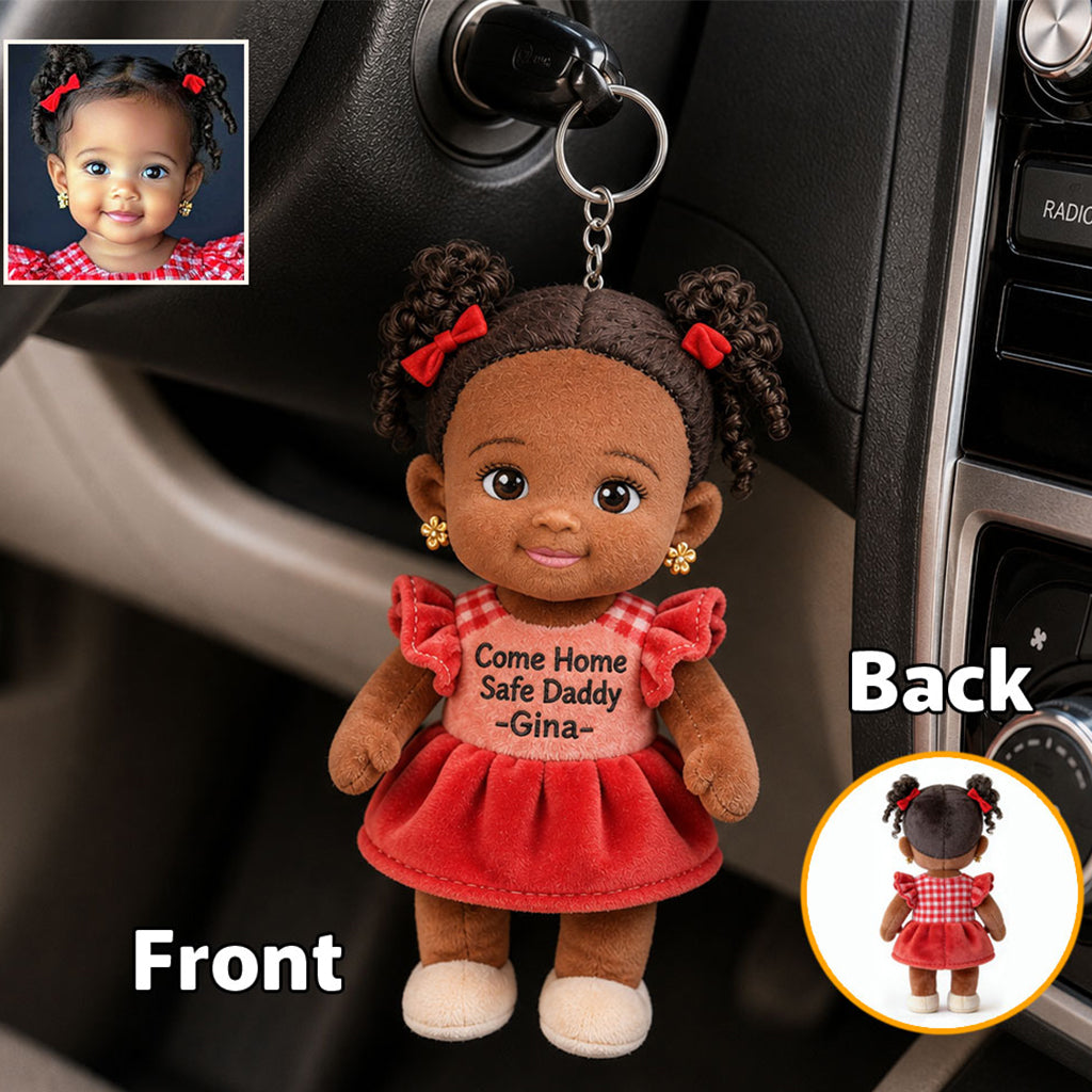Cadeau parfait pour la fête des pères - Porte-clés en peluche personnalisé