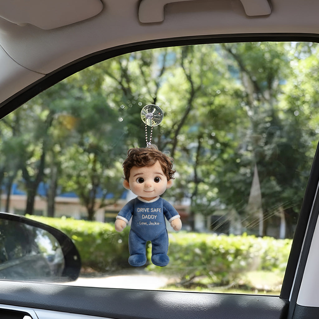 Cadeau parfait pour la fête des pères - Porte-clés en peluche personnalisé