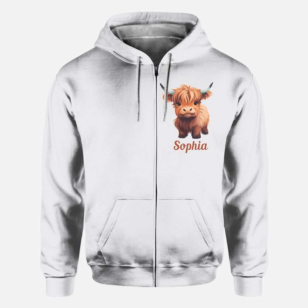Dieu dit que je suis - T-shirt personnalisé « Vache des Highlands »
