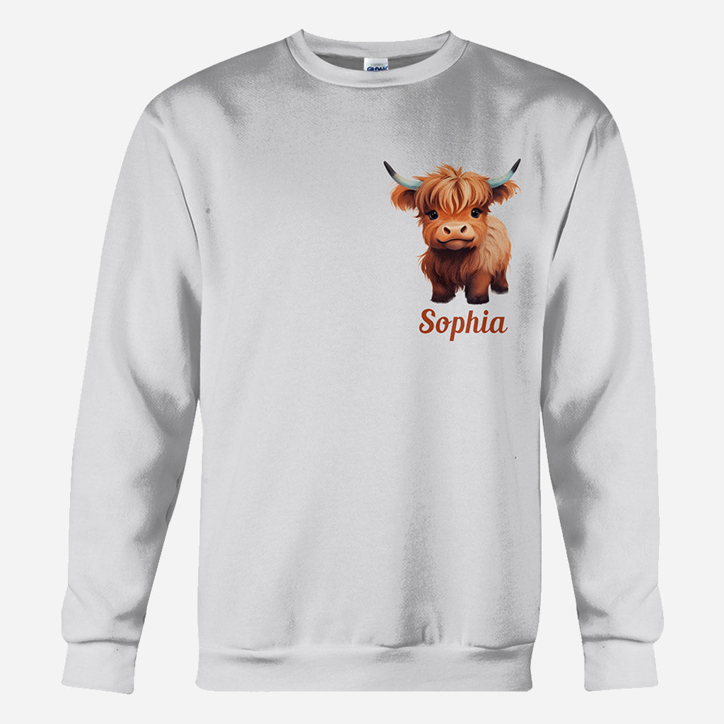 Dieu dit que je suis - T-shirt personnalisé « Vache des Highlands »
