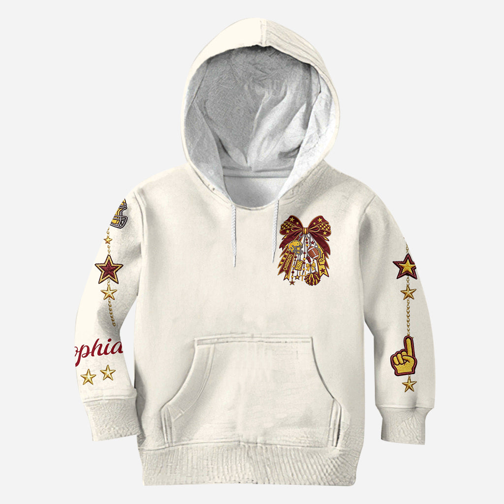Love Football - Personalized Football Hoodie and Leggings