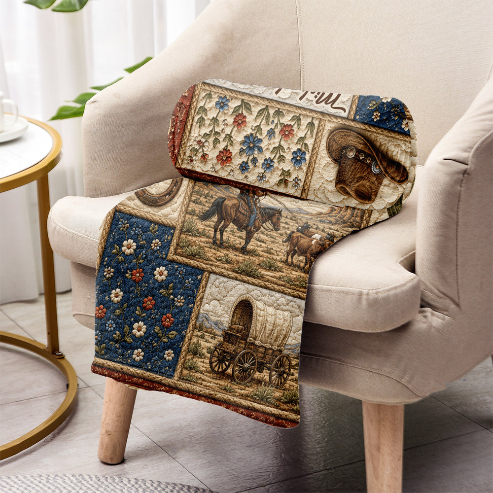 Love Western - Personalized Western Outfit Blanket