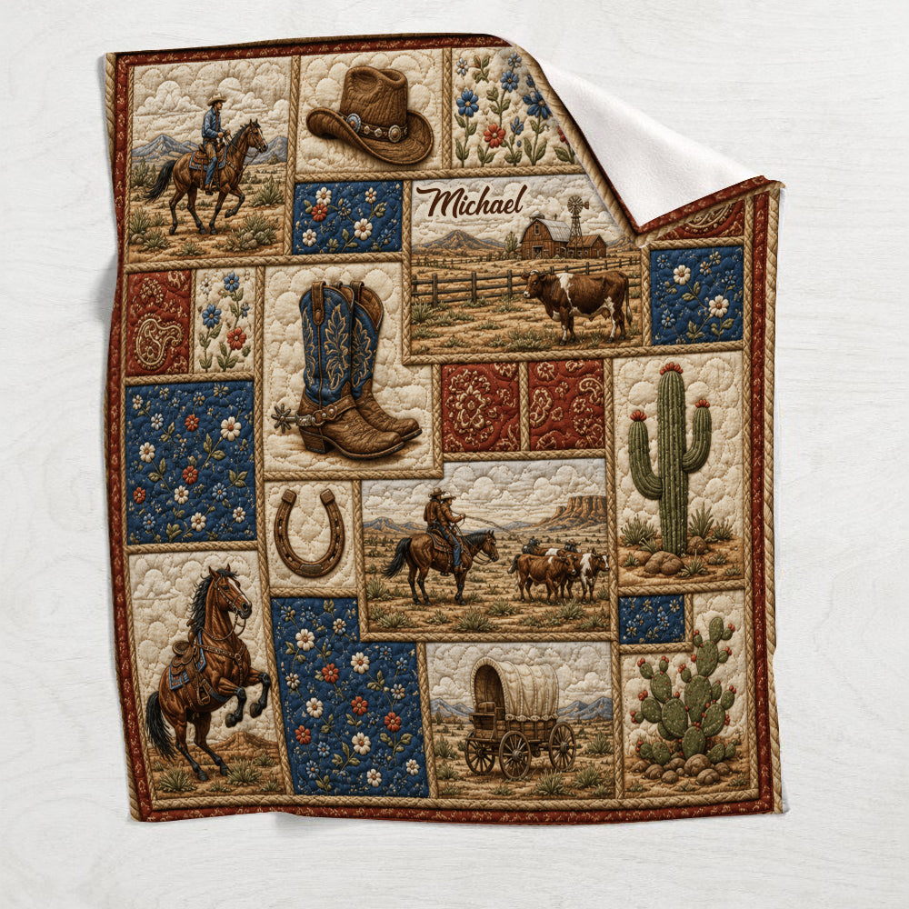 Love Western - Personalized Western Outfit Blanket