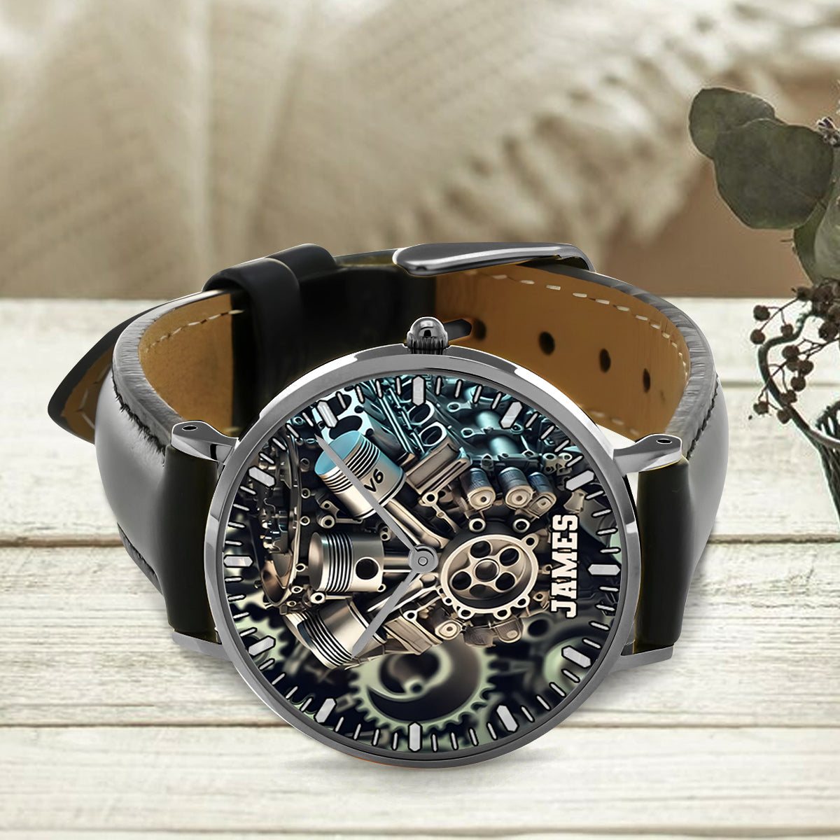 Feel The Power Of Speed - Personalized Biker Hand Watch