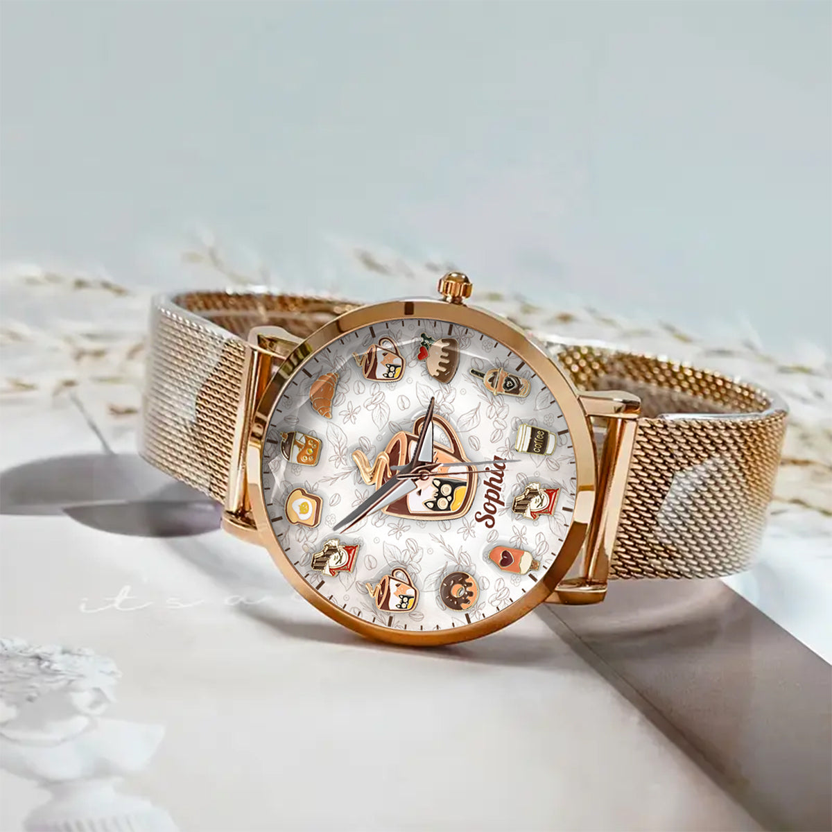 Coffee Mode - Personalized Coffee Women Hand Watch