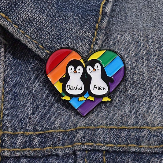Love Is Love - Personalized LGBT Support Pin