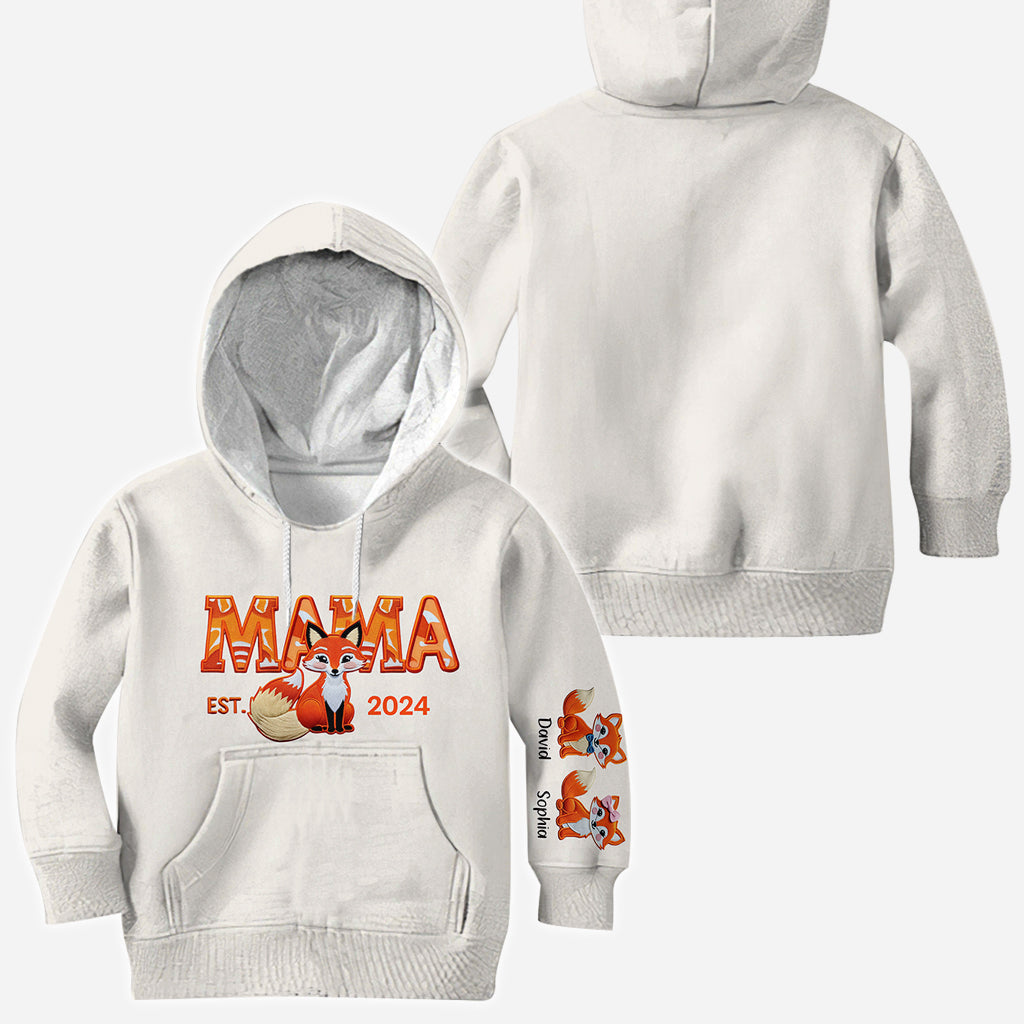 Mama Fox - Personalized Mother All Over Shirt