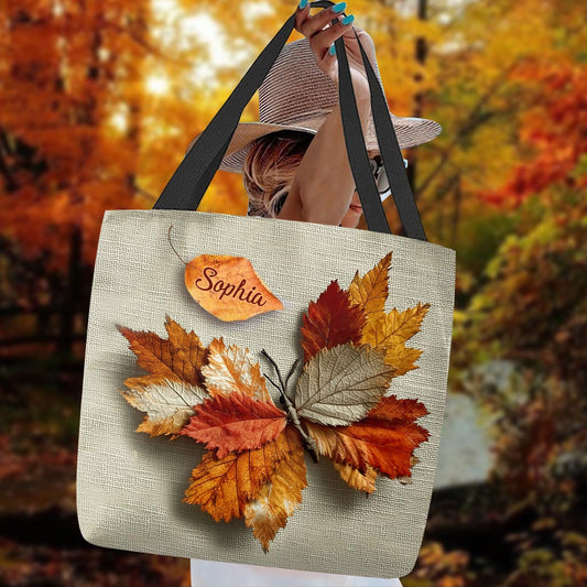 Love Butterfly - Personalized Butterfly Tote Bag