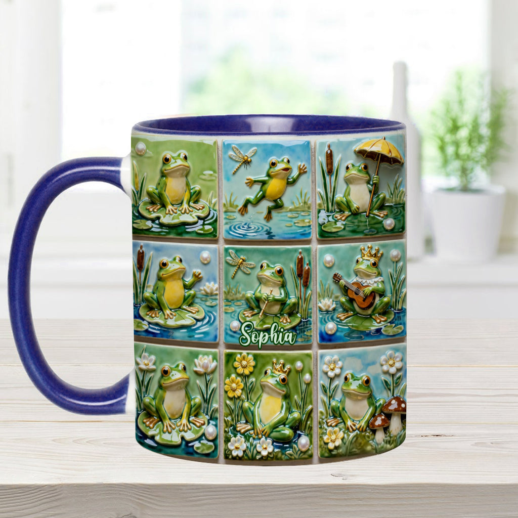 Love Frog - Personalized Frog Accent Mug