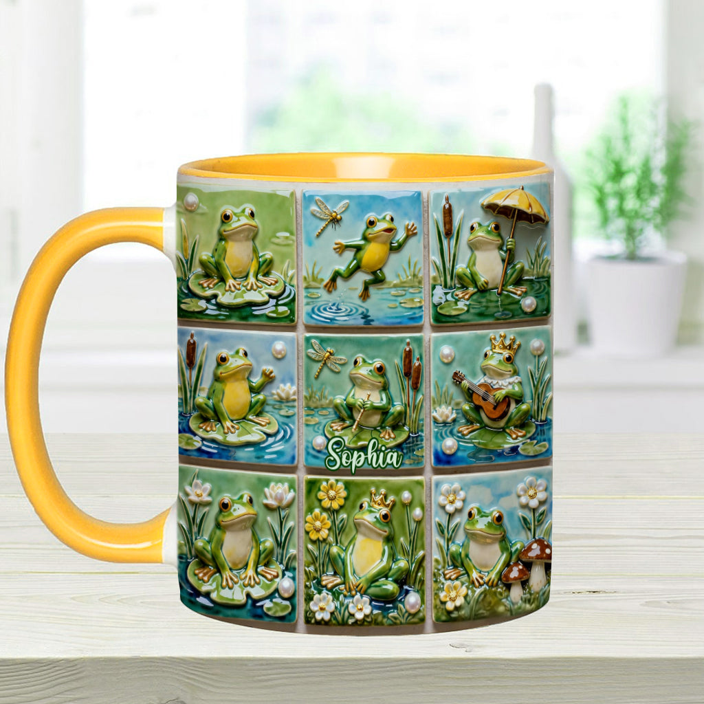 Love Frog - Personalized Frog Accent Mug