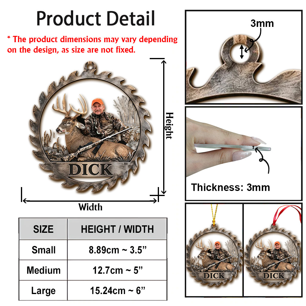 Custom From Any Photo - Personalized Hunting Ornament