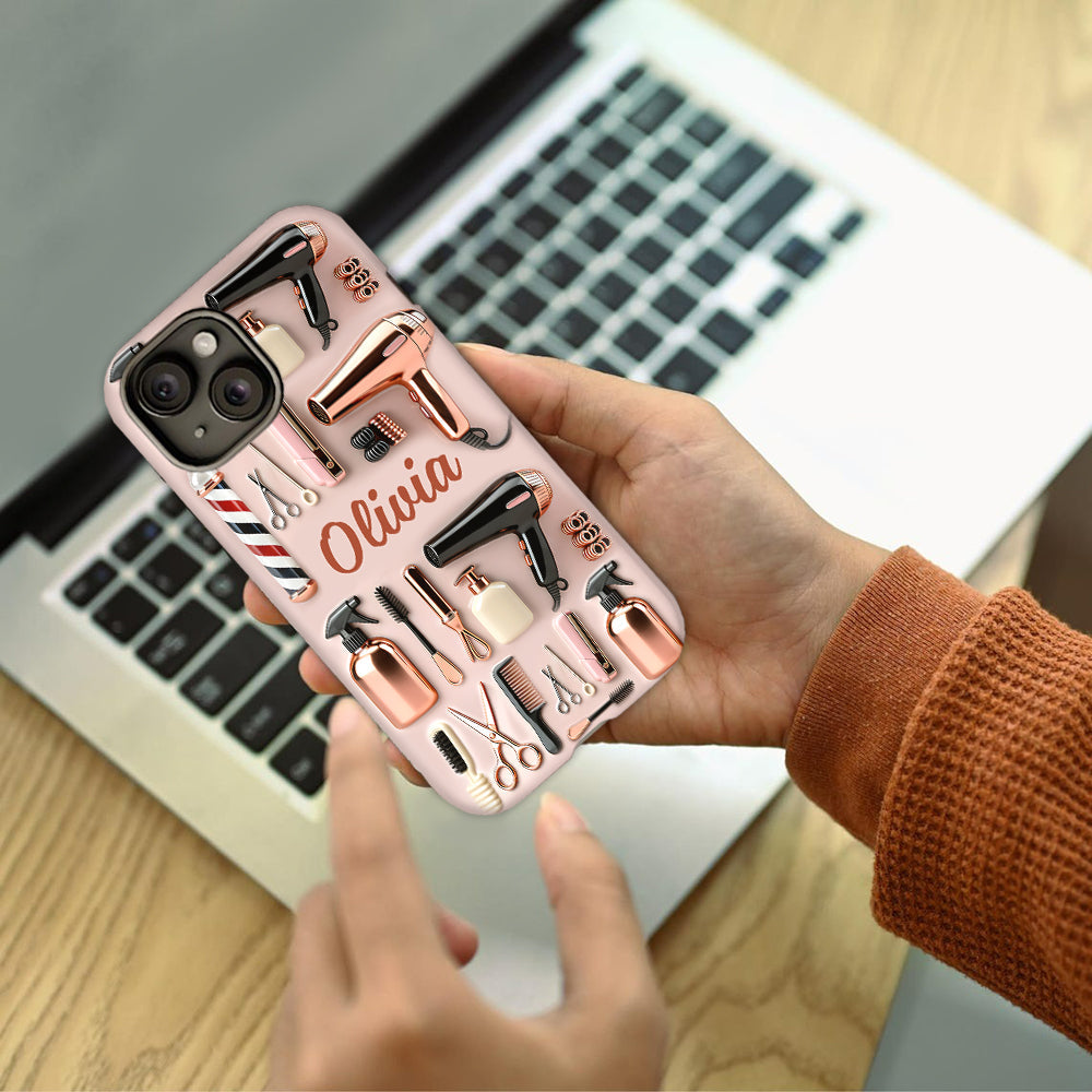 Coiffeur parfait - Coque de téléphone personnalisée avec impression intégrale Coiffeur