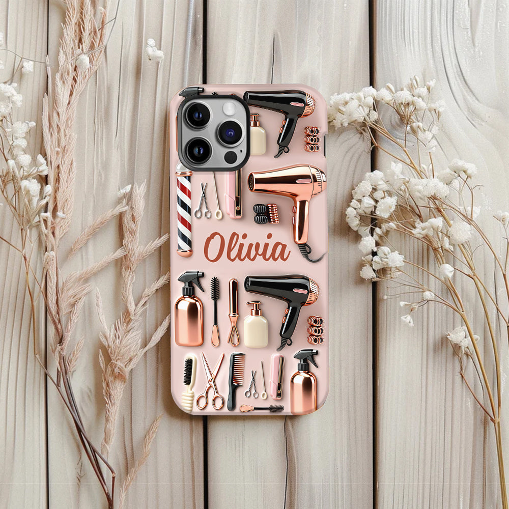 Coiffeur parfait - Coque de téléphone personnalisée avec impression intégrale Coiffeur