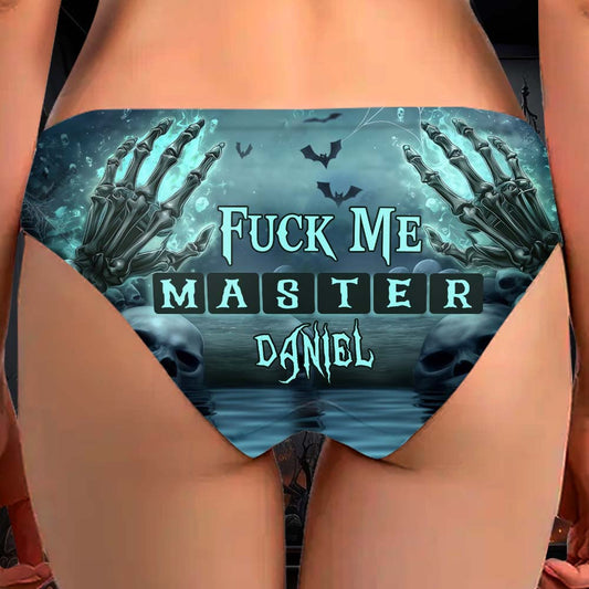 Cadeaux humoristiques pour femme, petite amie - Culottes personnalisées pour couples