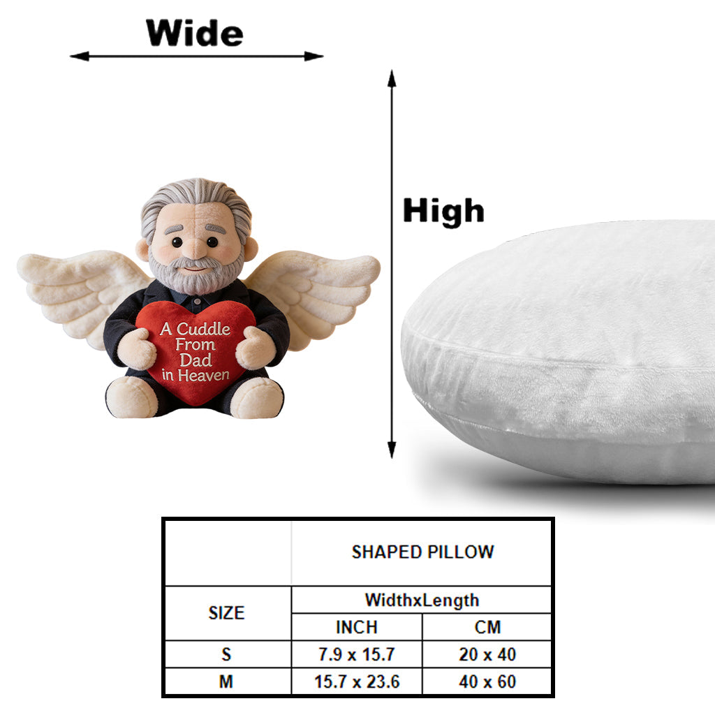 Memorial Gift For Lost Of Loved Ones - Personalized Memorial Shaped Pillow