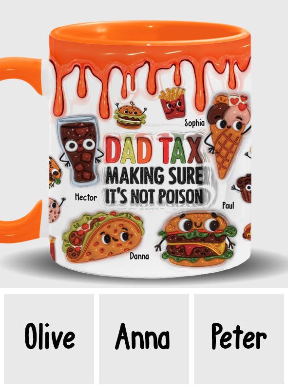 Taxe papa - Mug personnalisé « Papa »