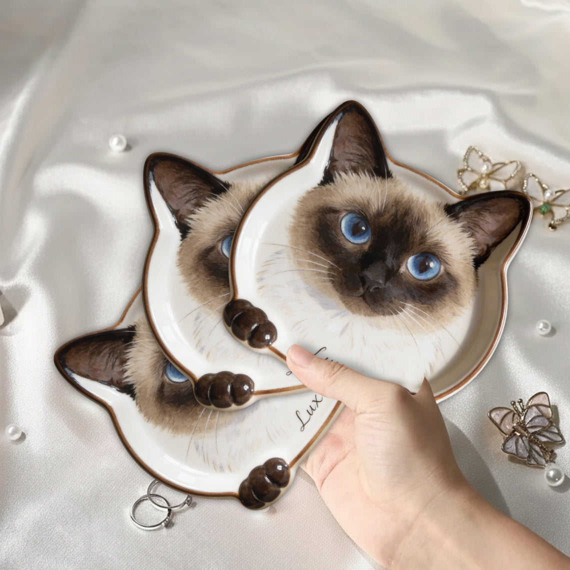 Photo personnalisée - Plateau de rangement pour chat