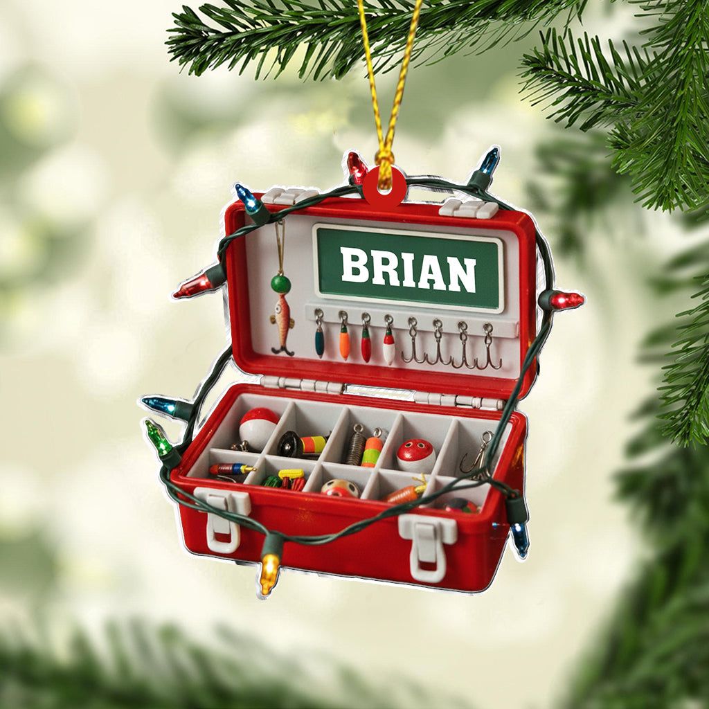 Joyeux Noël des poissons - Ornement de pêche personnalisé