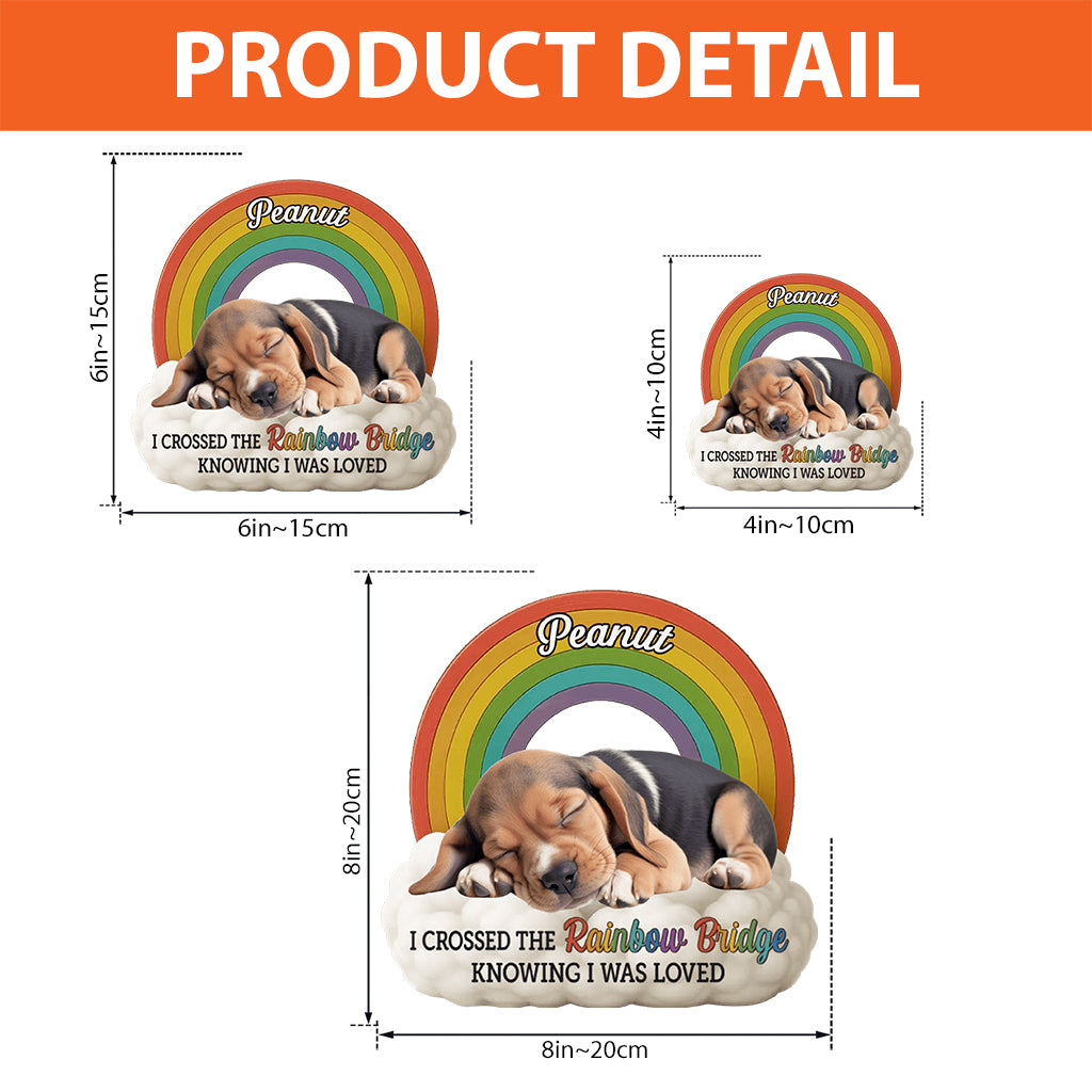 Photo personnalisée « À jamais dans mon cœur » - Plaque acrylique personnalisée pour chien.