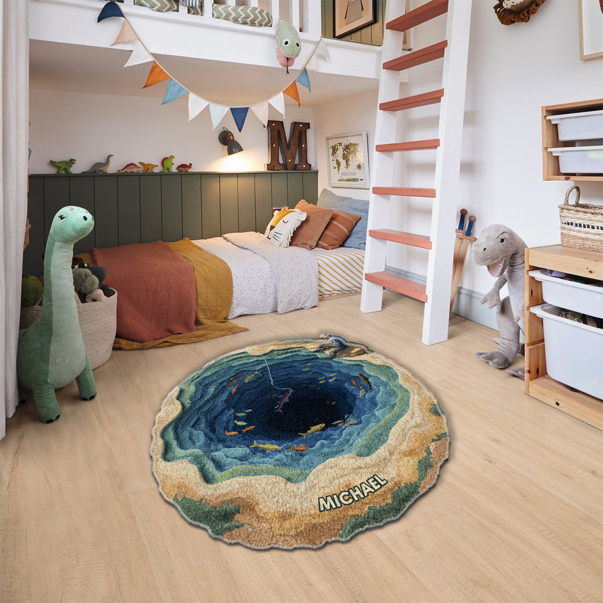 Cool Fishing - Personalized Fishing Non-Slip Tufted Rug