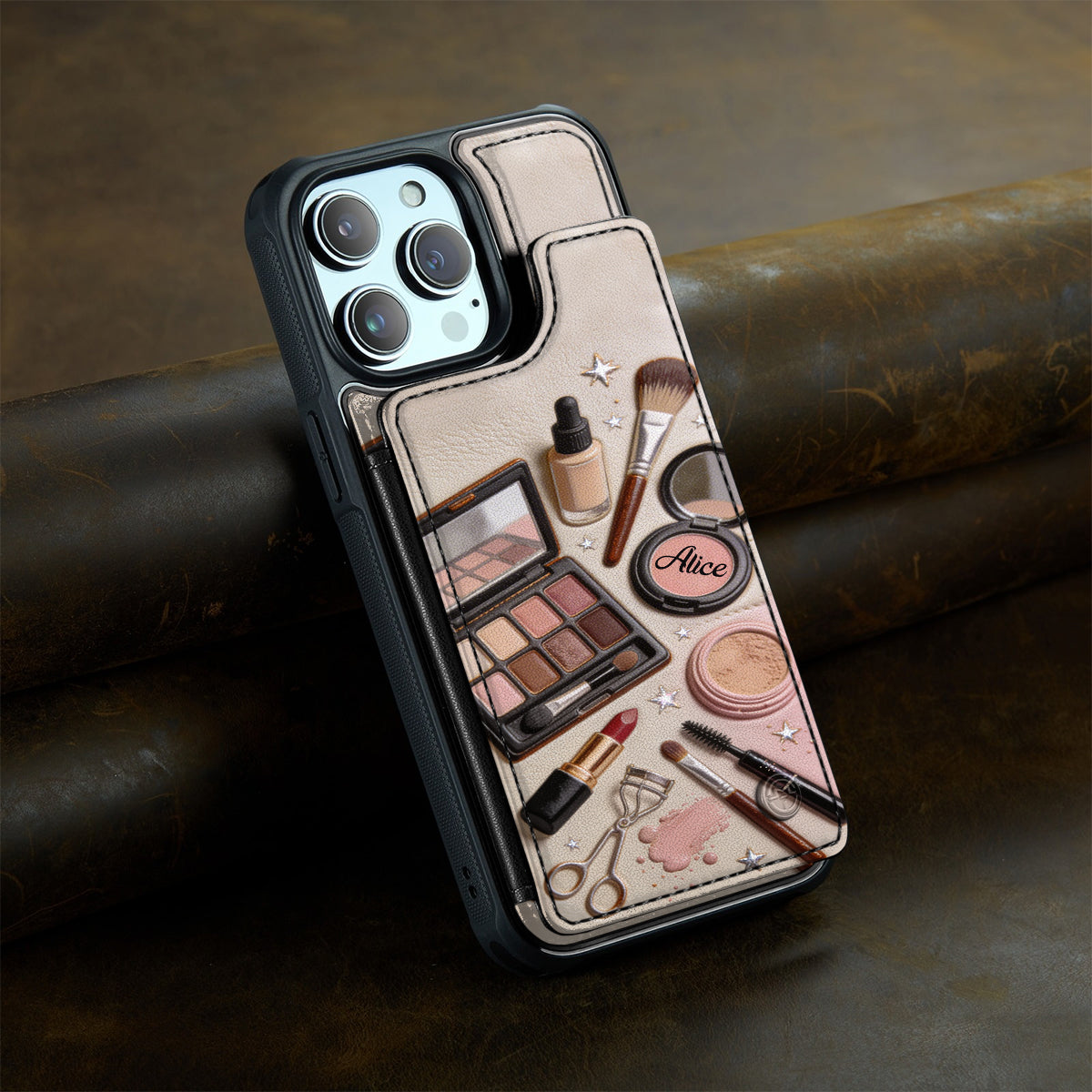 Makeup Artist - Personalized Makeup Fully Printed Wallet Phone Case