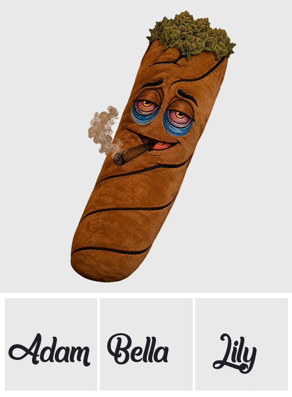 Cadeau Stoner - Coussin en Fourrure Synthétique Personnalisé