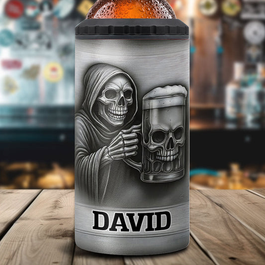 C'est l'heure de la bière ! Refroidisseur de canettes personnalisé