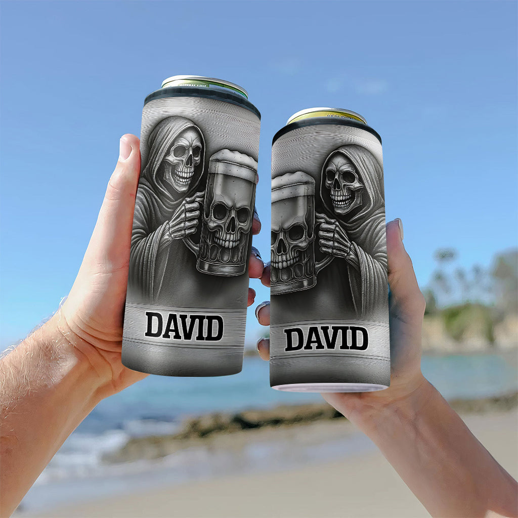C'est l'heure de la bière ! Refroidisseur de canettes personnalisé