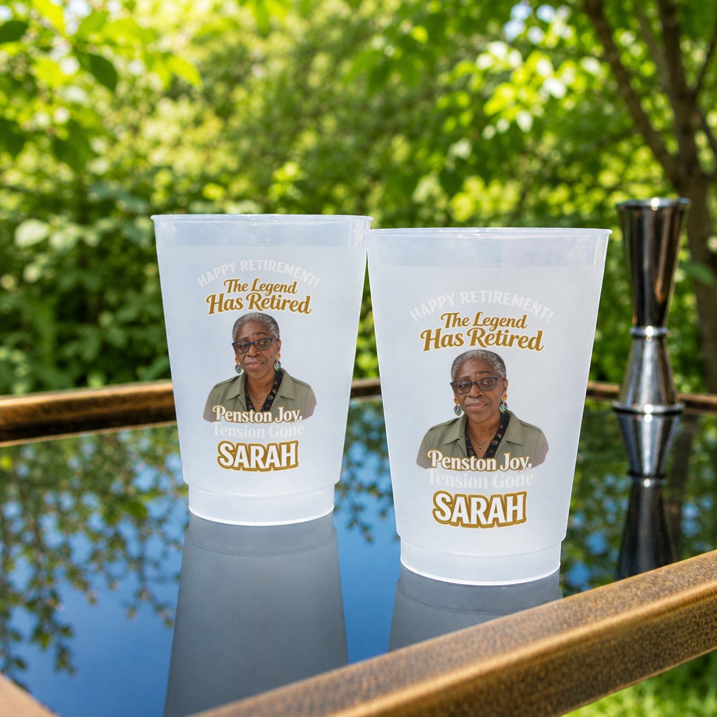 Joyeuse Retraite - Tasse Gelée Personnalisée