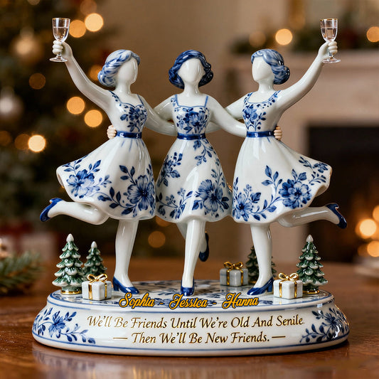 Nous serons amies - Plaque acrylique personnalisée pour meilleure amie