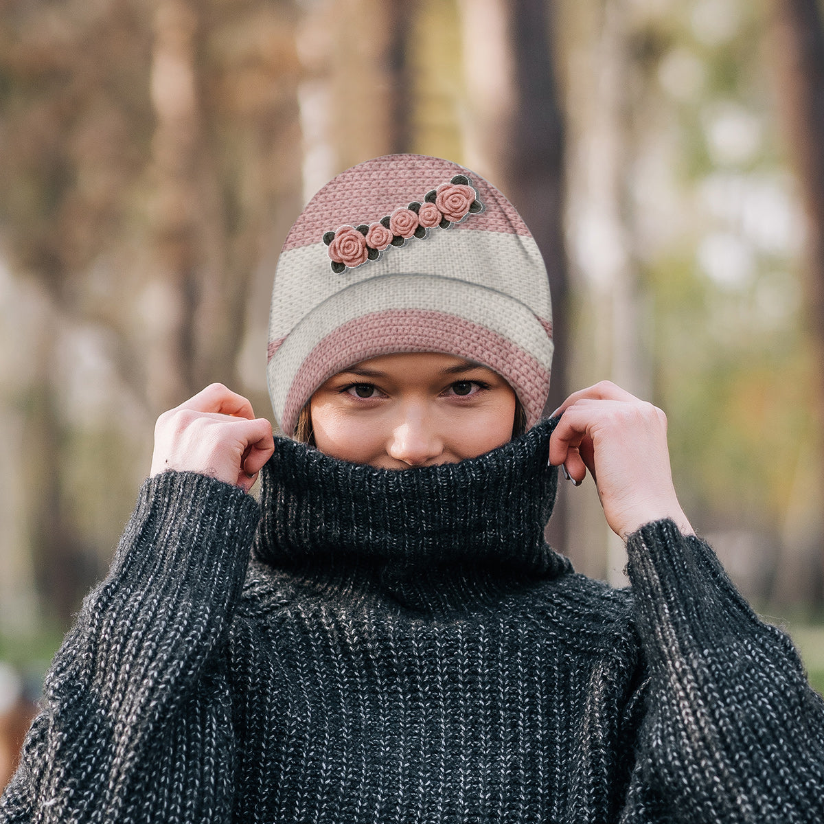 Amoureux de la pâtisserie - Bonnet de pâtisserie personnalisé avec écussons