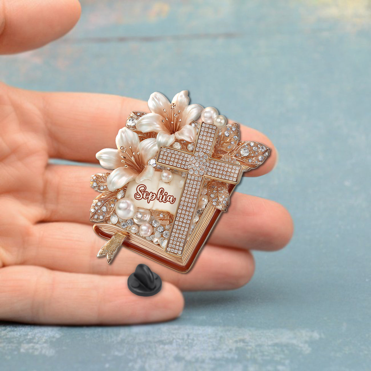 Croire - Épingle chrétienne personnalisée