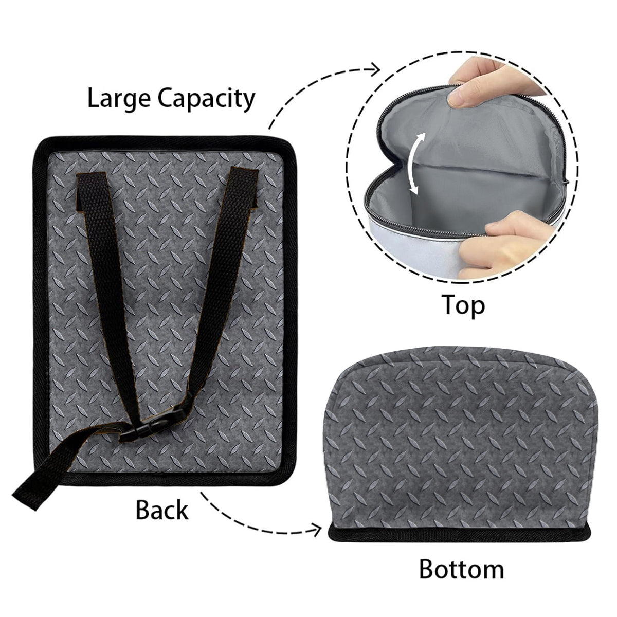 Best Dad Ever - Personalized Father Portable Car Trash Can/ Organizer