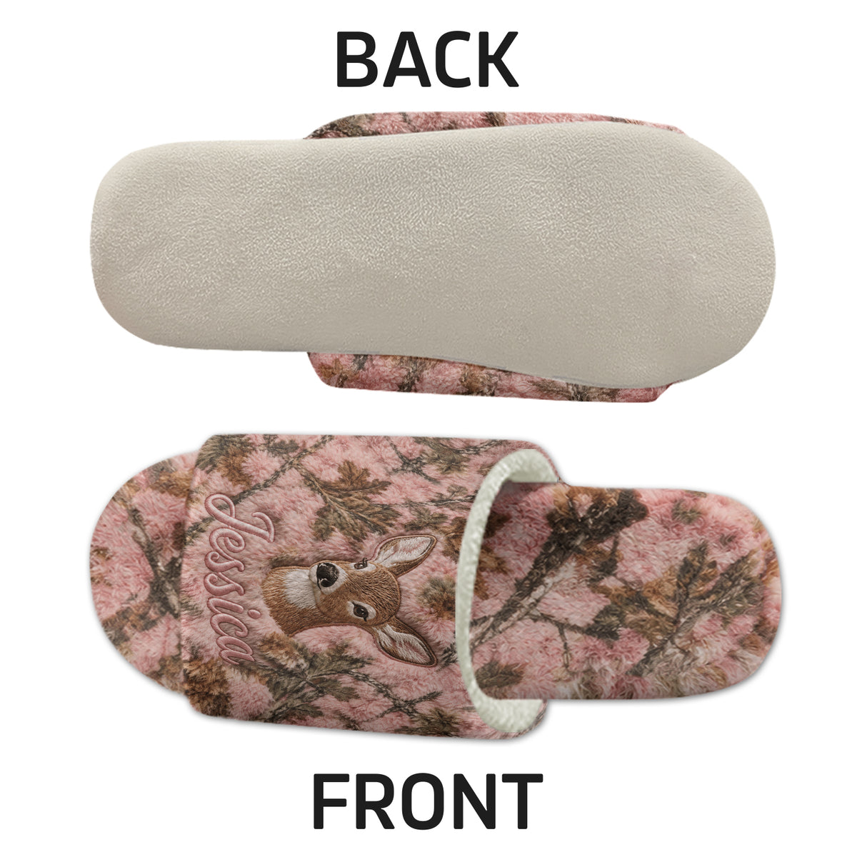 You & Me We Got This - Personalized Hunting Open-Toe Slippers