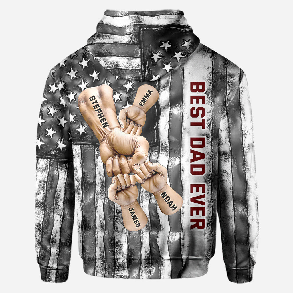 Best Dad Ever - Personalized Father All Over Shirt