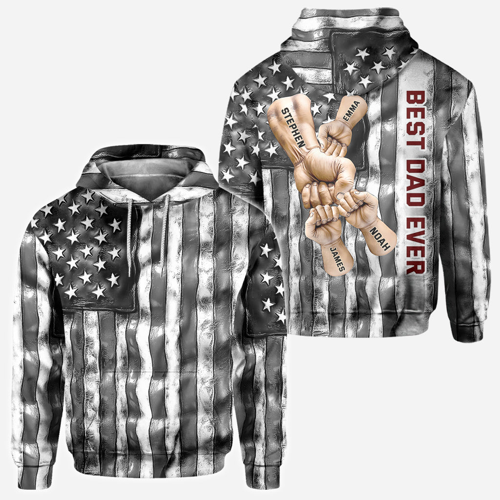 Best Dad Ever - Personalized Father All Over Shirt